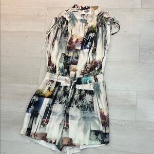 Dream Catcher City Print Romper